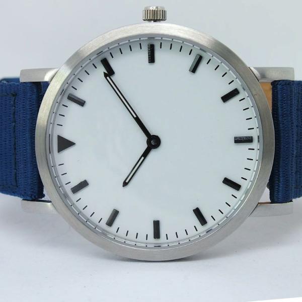 Newest fashion stainless case , nylon strap watch,nylon watches 2014-dark blue band