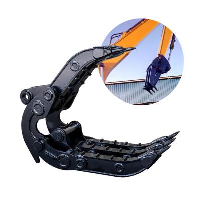 Manual Log Mechanical Excavator Grab Antiwear For Hitachi Komatsu Sany