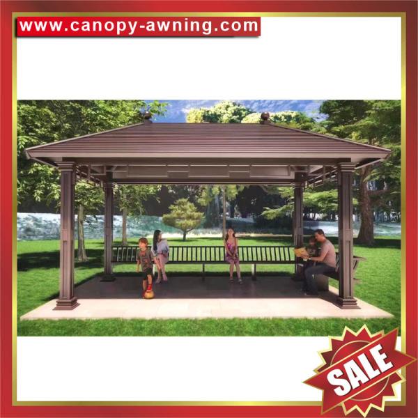 high quality outdoor aluminum pavilion gazebo canopy awning shelter for park garden backyard