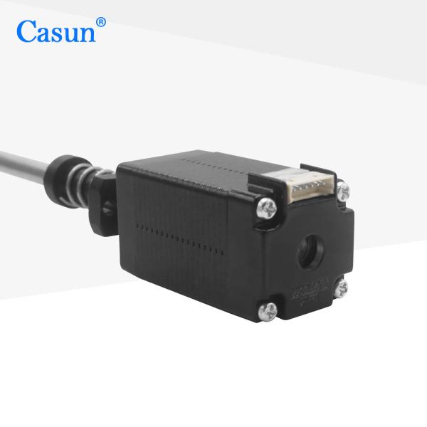 NEMA 8 Moteur pas à pas à courant continu non captif 38 mm Corps Tr5×2 pour équipement de beauté
