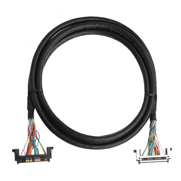 0.5mm LVDS EDP Cable 51 Pin JAE FI-RE51HL With UL94V-0 Housing Pin-out customizable