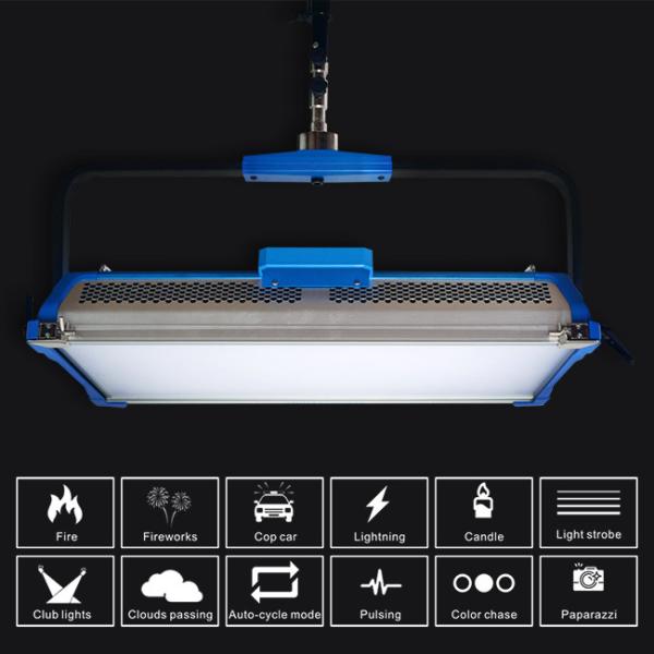 Dc 26v RGB LED Video Light Aluminum Alloy Panel Lights 300w Professional Film Lighting
