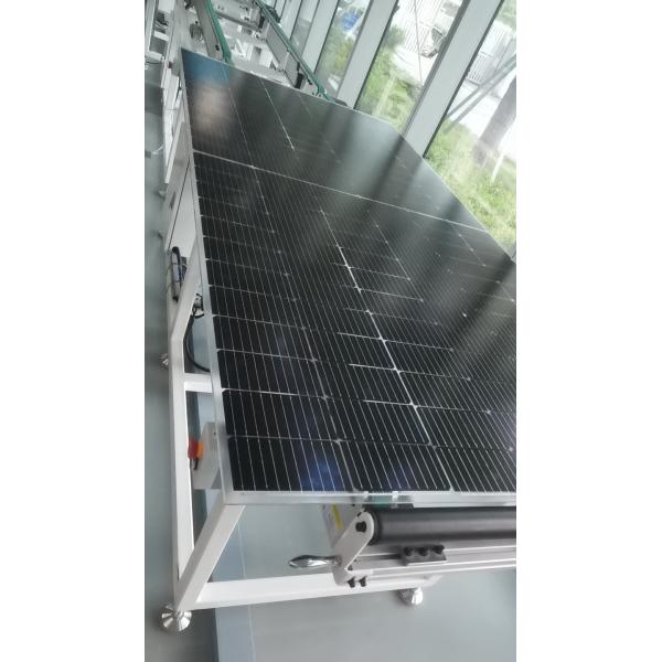 BIPV Edificio integrado de fachada de vidrio fotovoltaico bifacial Perc monocristalino panel solar de media celda de corte