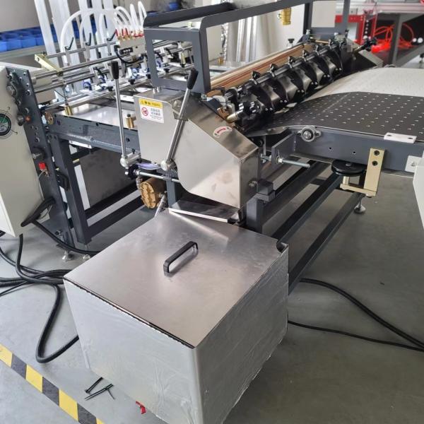 Sheet Fed Paper Feeding And Gluing Machine Automatic Grade Paper Forming Machine