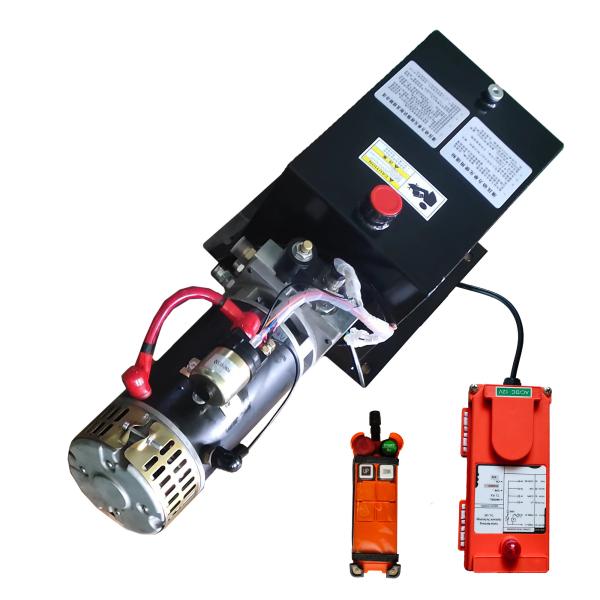 High Pressure 2200PSI Single Acting Hydraulic Power Unit With Wireless Remote Control