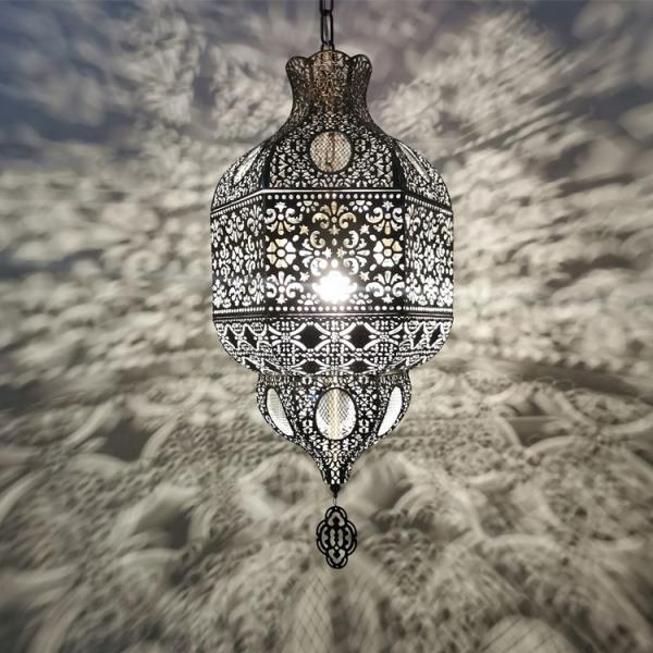 Classic Lamparas Arabe Marroqui Gantung Maroko Arab Etched Lighting(WH-DC-62)