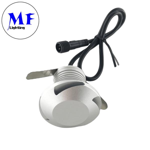 6063 Alumínio Deck Luz interna LED Vento-Vírtice Luzes enterradas IP67 Jardim exterior Paisagem enterrada no subsolo