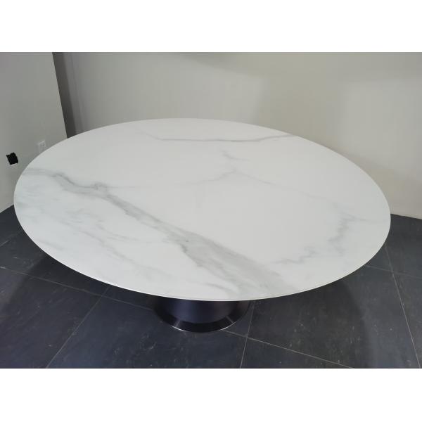 China Factory Hotel Restaurant Rock Plate Table Home Living Room Multi-seat Dining Table Set