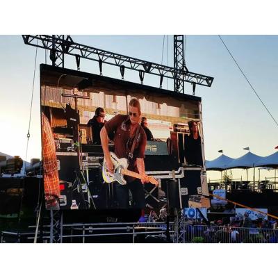 P3.91 Hd Video Nova Estruturas LED Exteriores Armário Slim Painel Completo Painel Exterior Screen For Sale
