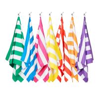Vente en gros de serviettes de plage sans sable imprimées numériques avec sac de voyage