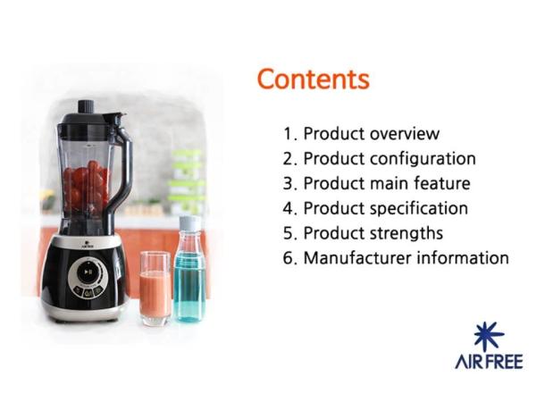 Made in Korea 800W Vacuum Blender / OZEN Vacuum Blender / Vidia Vacuum Blender / Kuvings vacuum blender BL-001