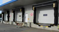 A doca de carga alta da durabilidade protege mecânico inflável da porta do armazém automático