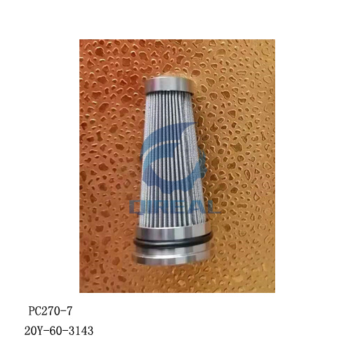 PC270-7 Excavator Hydraulic Pump Filter 20Y-60-3143
