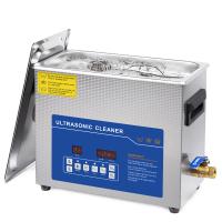 Nettoyeur à ultrasons numériques de 110V/220V 6L Capacité à double fréquence Températeur de chauffage Parfait pour les prothèses dentaires Les pièces d'or Outils bijoux