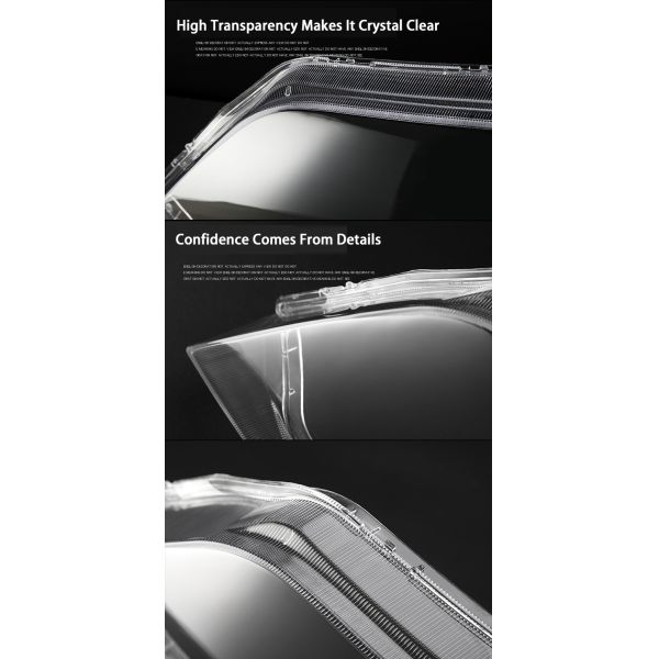 Demillon for 2004-2006 Mitsubishi Outlander Automotive Parts Plastic Glass Headlight Lampshade Transparent Car Shell Headlights