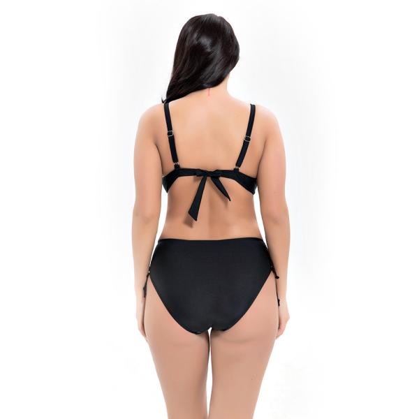 Plus Size Two piece Swimsuit print flower Swimsuit Women Push up 1928