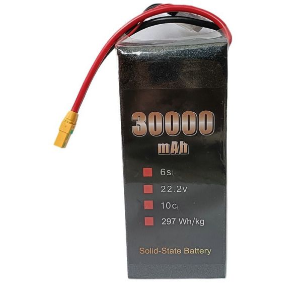 AUK Semi Solid State Battery 16000mAh 22000mAh 30000mAh High Energy High Density 5C/10C Drone 22.2V Custom Solid Battery