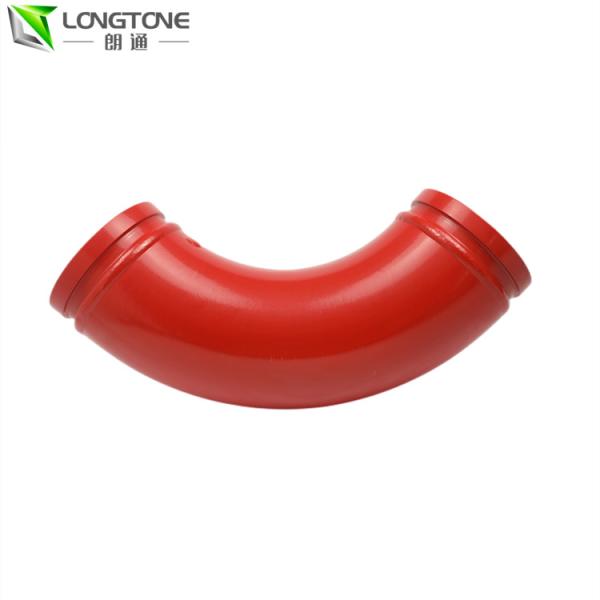 OEM 90 Degree Concrete Swivel Pipe Bend / Elbow For Concrete Pump Trucks