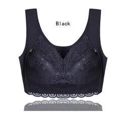 Anti Bacterial Big Cup Bra Seamless Soft M-5XL Women'S Boxer Brief Set