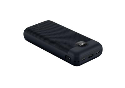 Banco de energia de grande capacidade ABS PC Material Tipo-C Entrada 5V/2,6A 9V/2,0A 12V/1,5A
