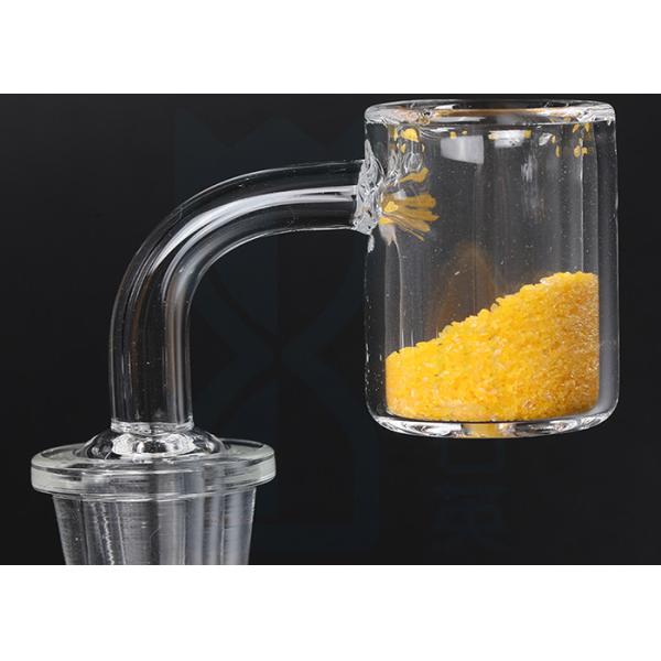 Мужчина 1100℃ сосиски 14мм стекла кварца 45/90 градусов прозрачный