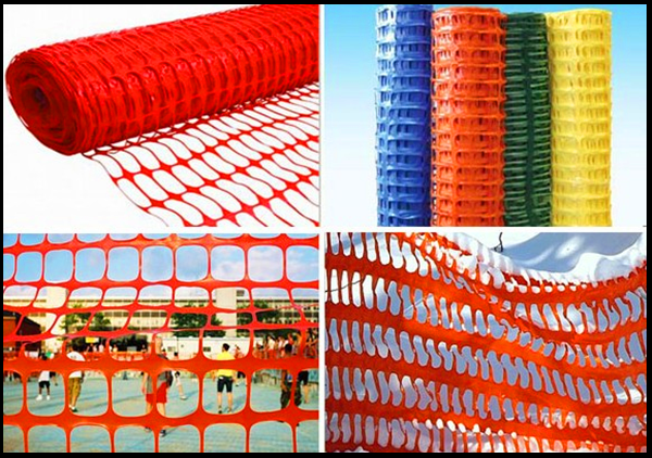 Light Weight Construction Barrier Mesh , Crowd Control Guardian Temporary Plastic Fencing
