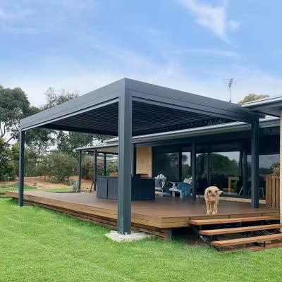 Customization and Shade Option Aluminum Gazebo Alloy 6005 6060 with Additional Features