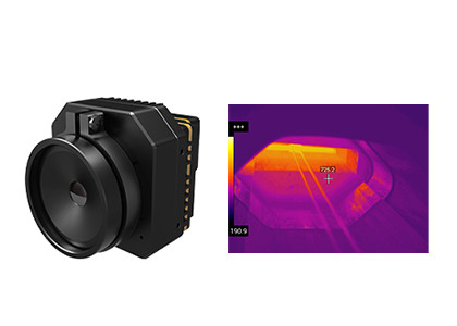 Uncooled Infrared Thermal Security Camera Module with 640x512 Resolution and 12μm Pixel Pitch for Low Power Consumption