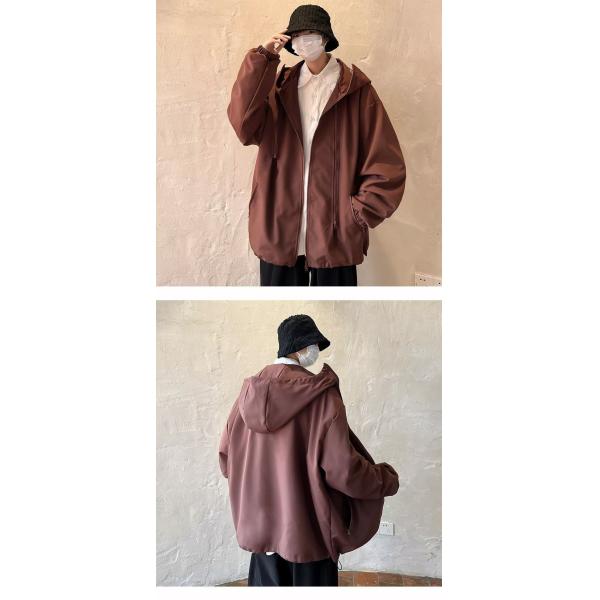 Casual Windbreaker Fashion Street Jacket 100% Cotton For Men