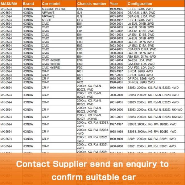 Semi-Metallic Brake Shoes for HONDA ACCORD INSPIRE 1A02-26-38ZA 1A08-26-38Z 1A08-26-38ZA