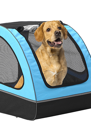 Dog Trailer, Medium Dog Buggy, Bicycle Trailer for Small and Medium Dogs Under 88 lbs