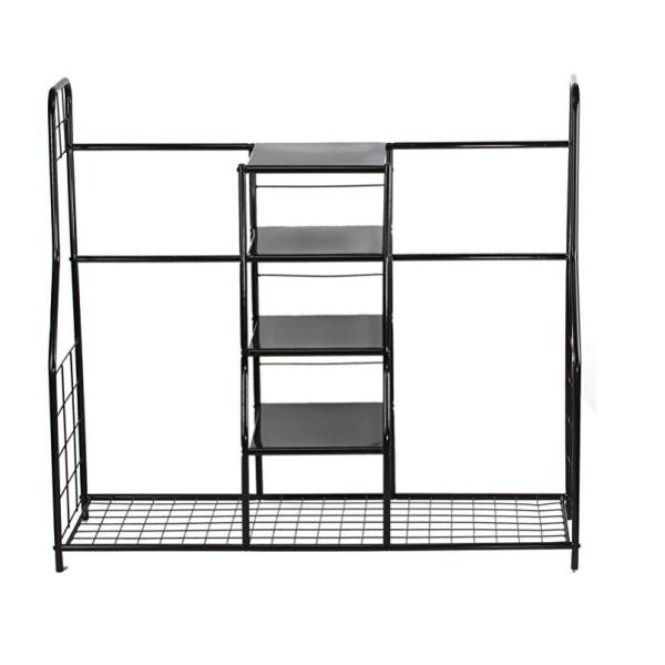 Professional Golf Organizer Rack High Strength Structure With Robust Metal Bars