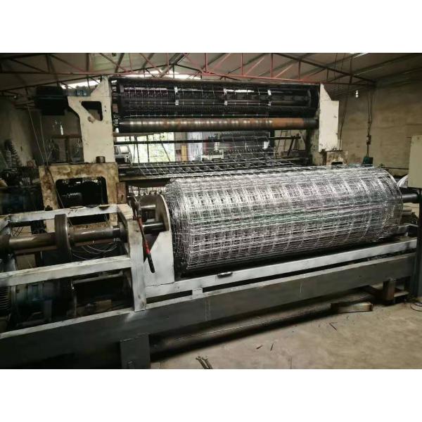 2.5mm Mesh Height 96 Inches Fixed Knot Fence Machine , Deer Fence Machine