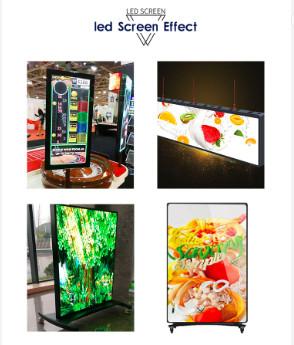 Full Color HD P2.5 Poster Led Display Indoor Portable Digital Mirror