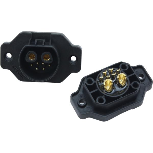 2+6 Pin 50A Electric Bike Connector , Electric Motorcycle Battery Connector