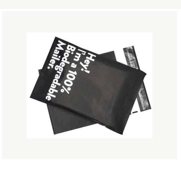 Matte Black Pink 100% Biodegradable Mailer Bags Cartoon Children Gift Envelope