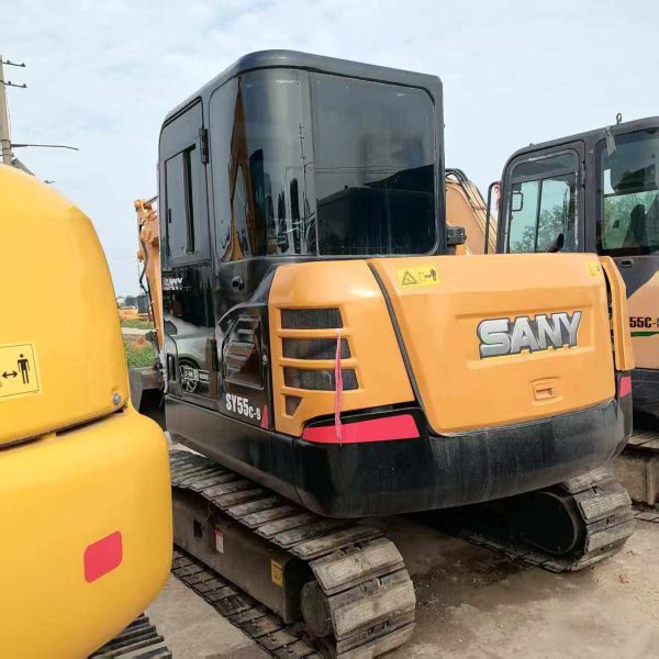 Used Sany SY55C-9 Hydraulic Crawler Excavator – 1.3M³ Bucket Capacity | 147KW Original Engine (95%NEW Condition)