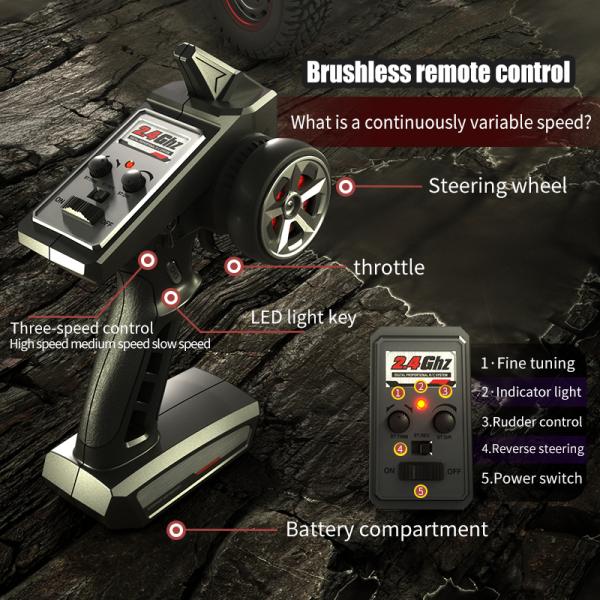 120m Remote Control speed Vehicle Brushless Electric Colour Box Plastic Model