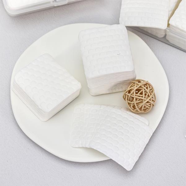 500pcs/bag Lint Free Nail Pads OEM Carré Pads de coton pour les ongles élimineur de vernis