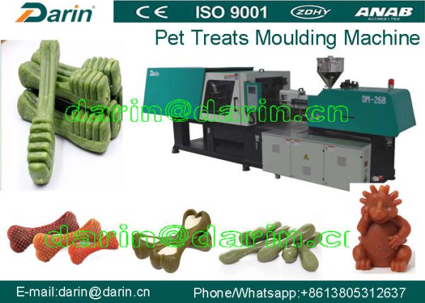 Máquina da modelação por injeção de alimento de petiscos do animal de estimação da máquina do deleite do cão dos cuidados dentários