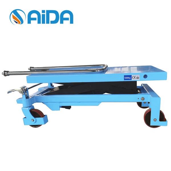 Factory Price Hand Hydraulic Table Platform Lifter Single Scissor 500kgs