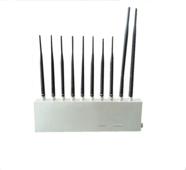 China Signal Jammers | Omni Directional 10 Band UHF VHF Signal Jammer with 3G 4G GPS WiFi