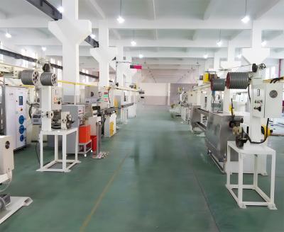 High Precision Cable Extrusion Line For 1.8mm-10mm Finished Diameter Cable Extruder