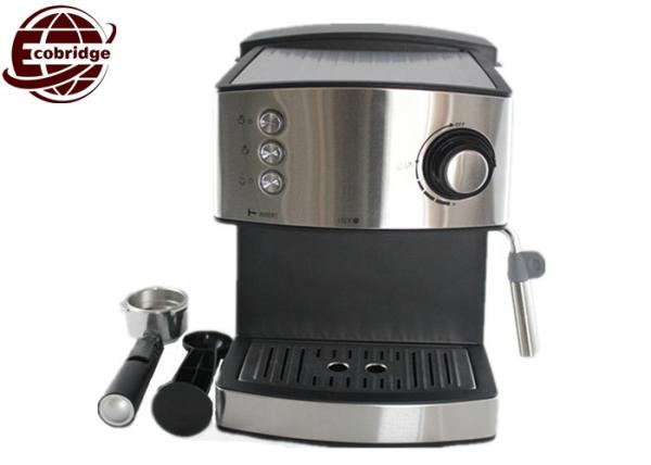 Stainless Steel Household Espresso Machine 16L 12 Cups Efficient Removable Filter