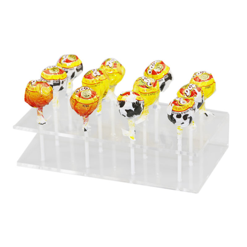 Acrylic Candy Container for High Grade Cold-rolled Sheet Lollipops Store Display Stand