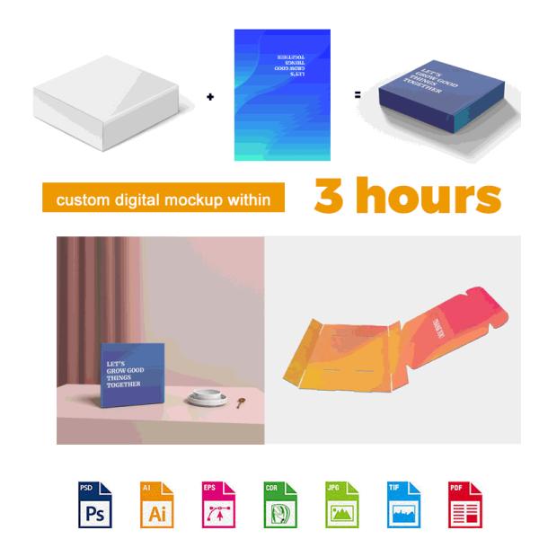 Роскошная магнитная складная упаковочная коробка для бумажной упаковки