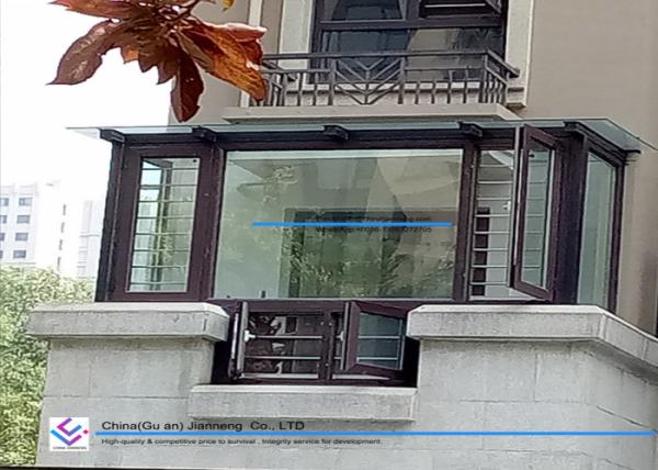 House Building Materials Custom Aluminium Windows Casement Type With Mosquito