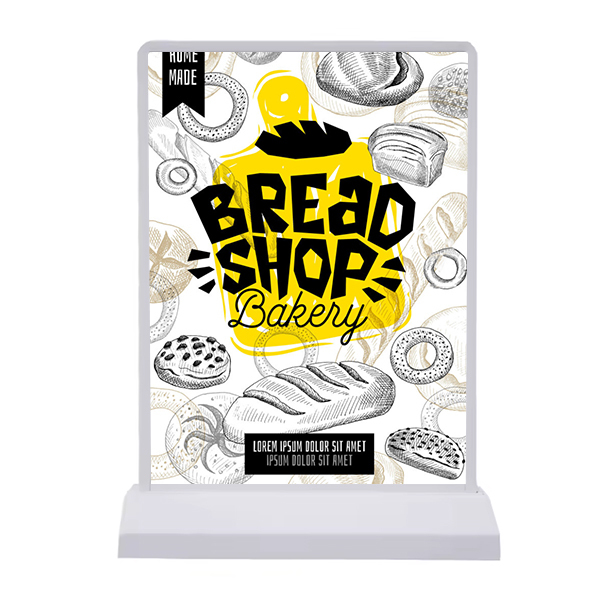 Cuadro de aluminio Led Cinema Restaurante Magnético Ultra delgado Light Box Menú Tablero Cartel Light Box