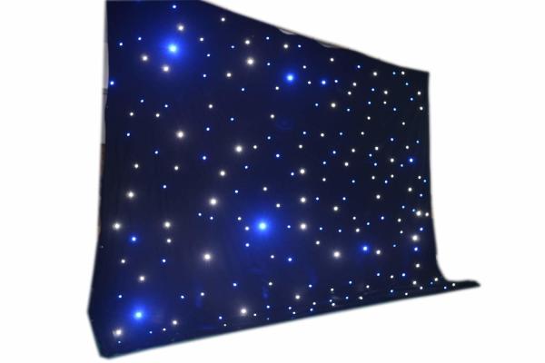 DJ Stage Background Starlight Backdrop Curtain For Disco Wedding Party