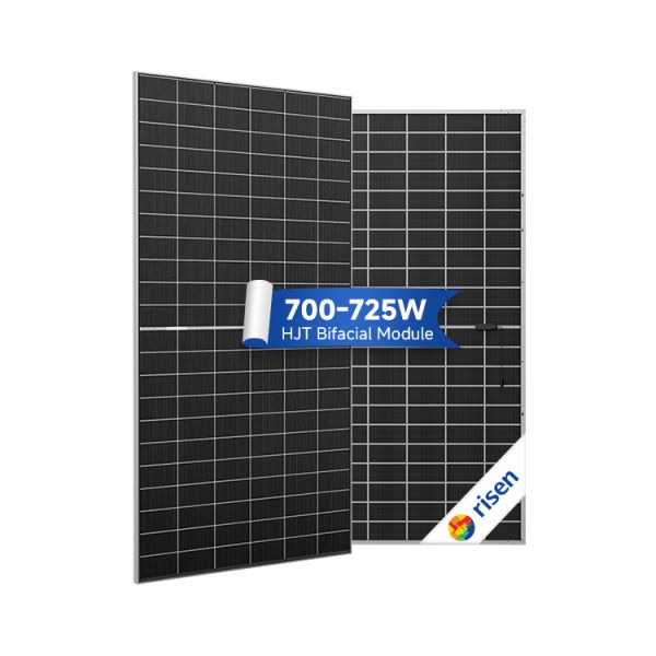 430W 550W 580W 630W Risen N-type HJT 700W 710W 725W RSM132-8-700-725BHDG Dual Glass Photovoltaic PV Solar Panels